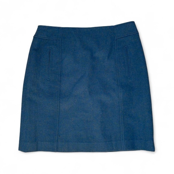 Talbots Dresses & Skirts - Talbots Deep Blue wool Mini Skirt